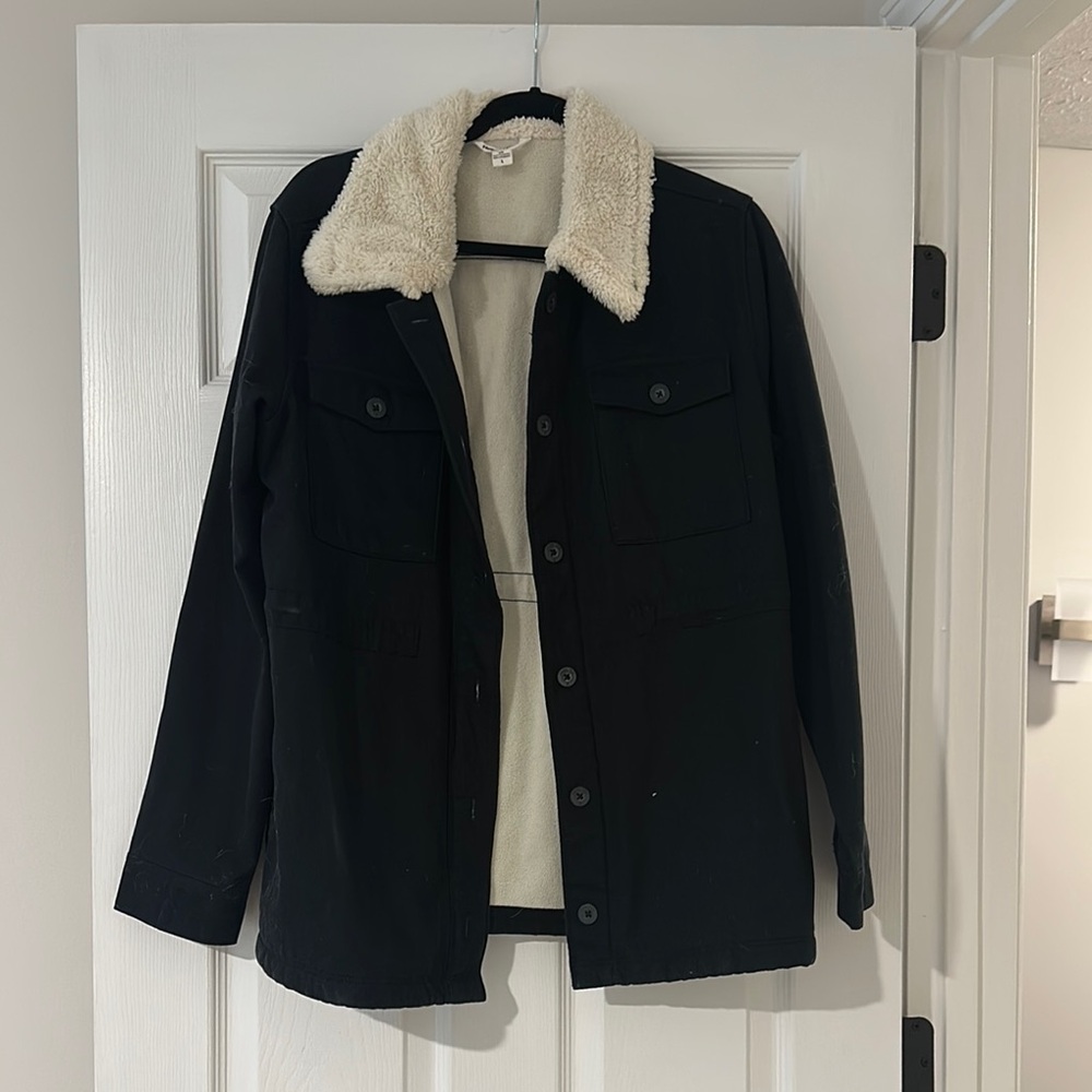 Hang Ten Black Jacket with Cream Lining